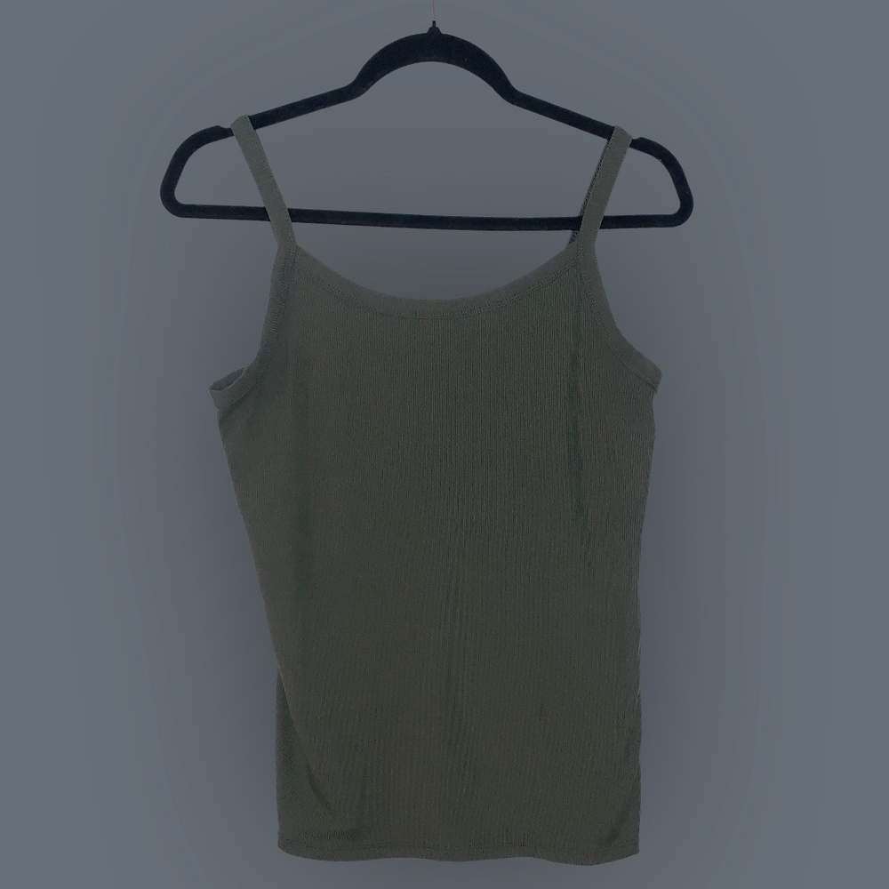 Olive Green Stretch Tank